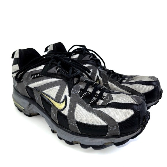 Nike Air Alvord 8 MENS 10 PRE-OWNED Gray Silver Black AL8 Trail Running Sneakers - Picture 1 of 14